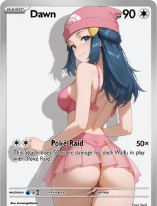 Dawn STD waifu card — LAG-01