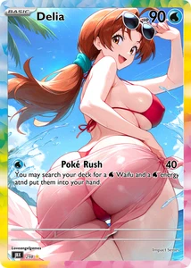 Delia STD waifu card — LAG-01