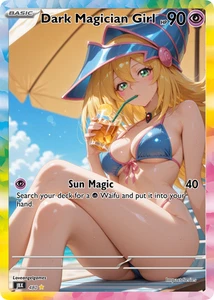 Dark Magician Girl STD waifu card — LAG-01