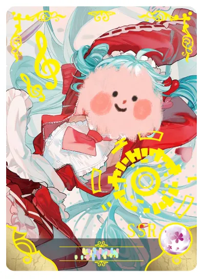 Hatsune Miku SSR waifu card — Vocaloid