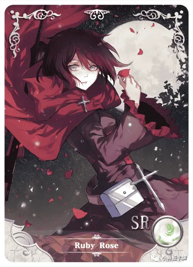 Ruby Rose SR waifu card — RWBY