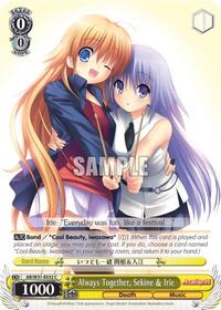 Sekine & Irie C waifu card — Weiss Schwarz