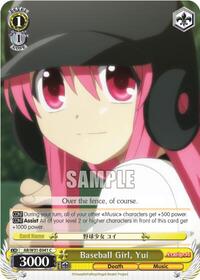 Yui C waifu card — Weiss Schwarz