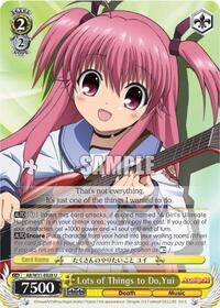 Yui U waifu card — Weiss Schwarz
