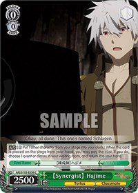 [Synergist] Hajime C waifu card — Weiss Schwarz