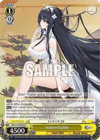 Indomitable C waifu card — Weiss Schwarz