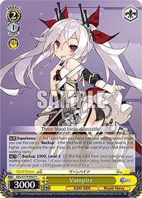 Vampire C waifu card — Weiss Schwarz