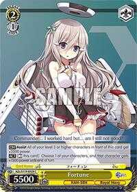 Fortune C waifu card — Weiss Schwarz