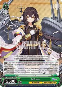 Mikasa C waifu card — Weiss Schwarz