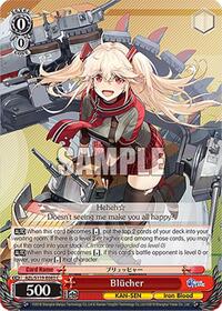 Blucher C waifu card — Weiss Schwarz
