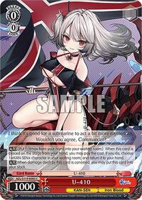 U-410 C waifu card — Weiss Schwarz