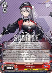 Thuringen C waifu card — Weiss Schwarz