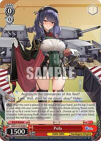 Pola C waifu card — Weiss Schwarz