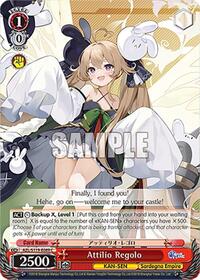 Attilio Regolo C waifu card — Weiss Schwarz