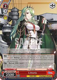 Littorio C waifu card — Weiss Schwarz