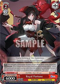 Royal Fortune C waifu card — Weiss Schwarz