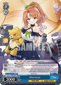 Morrison C waifu card — Weiss Schwarz