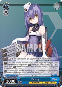Dewey C waifu card — Weiss Schwarz