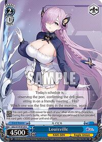 Louisville C waifu card — Weiss Schwarz