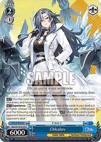 Chkalov C waifu card — Weiss Schwarz