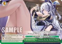 Exorcism for the Mortal Realm CR waifu card — Weiss Schwarz