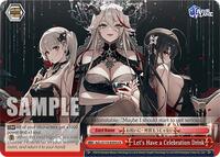 Let's Have a Celebration Drink CR waifu card — Weiss Schwarz