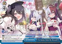 I'm Gonna Claim My Reward! CR waifu card — Weiss Schwarz