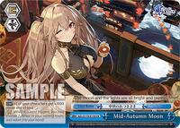 Mid-Autumn Moon CR waifu card — Weiss Schwarz