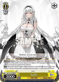 Scylla R waifu card — Weiss Schwarz