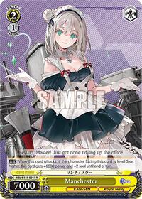 Manchester R waifu card — Weiss Schwarz