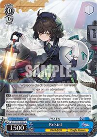 Bristol R waifu card — Weiss Schwarz
