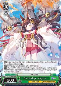 Nagato RR waifu card — Weiss Schwarz