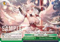 Divine Presence (RRR) RRR waifu card — Weiss Schwarz