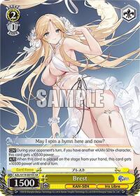 Brest (SR) SR waifu card — Weiss Schwarz