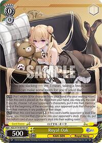 Royal Oak (SR) SR waifu card — Weiss Schwarz