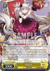 Valiant (SR) SR waifu card — Weiss Schwarz