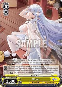 Albion (SR) SR waifu card — Weiss Schwarz