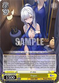 Argus (SR) SR waifu card — Weiss Schwarz