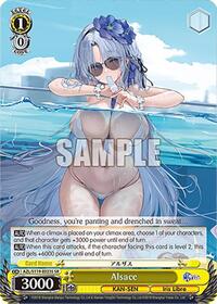 Alsace (SR) SR waifu card — Weiss Schwarz