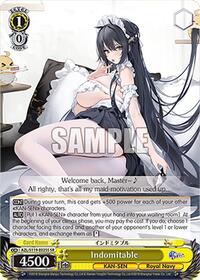 Indomitable (SR) SR waifu card — Weiss Schwarz