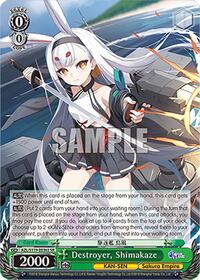 Shimakaze (SR) SR waifu card — Weiss Schwarz