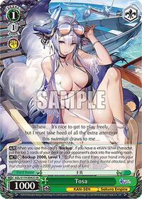 Tosa (SR) SR waifu card — Weiss Schwarz