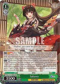 Sakawa (SR) SR waifu card — Weiss Schwarz
