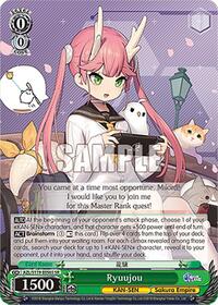 Ryuujou (SR) SR waifu card — Weiss Schwarz