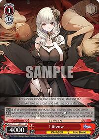 Lutzow (SR) SR waifu card — Weiss Schwarz
