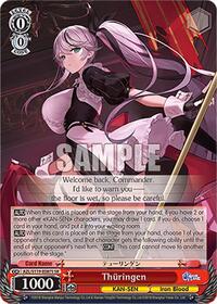 Thuringen (SR) SR waifu card — Weiss Schwarz
