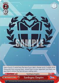 Sardegna Empire (SR) SR waifu card — Weiss Schwarz