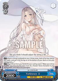 Yorktown II (SR) SR waifu card — Weiss Schwarz