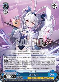 LaffeyII (SR) SR waifu card — Weiss Schwarz