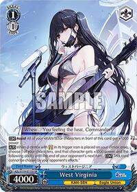 West Virginia (SR) SR waifu card — Weiss Schwarz